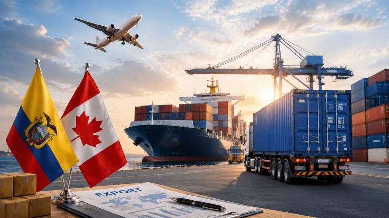El TLC entre Ecuador y Canadá abre nuevas oportunidades para las exportaciones. Descubra cómo una logística eficiente impulsa el acceso a este mercado.